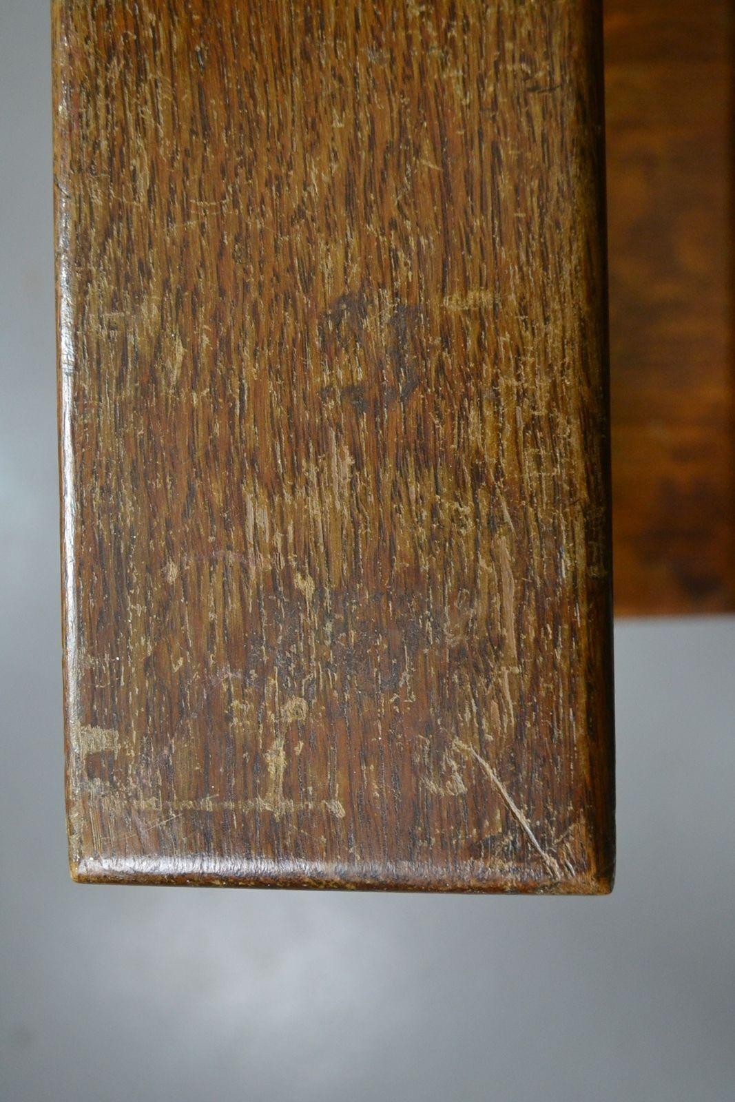 Large Solid Oak Gothic Style Chair - Kernow Furniture