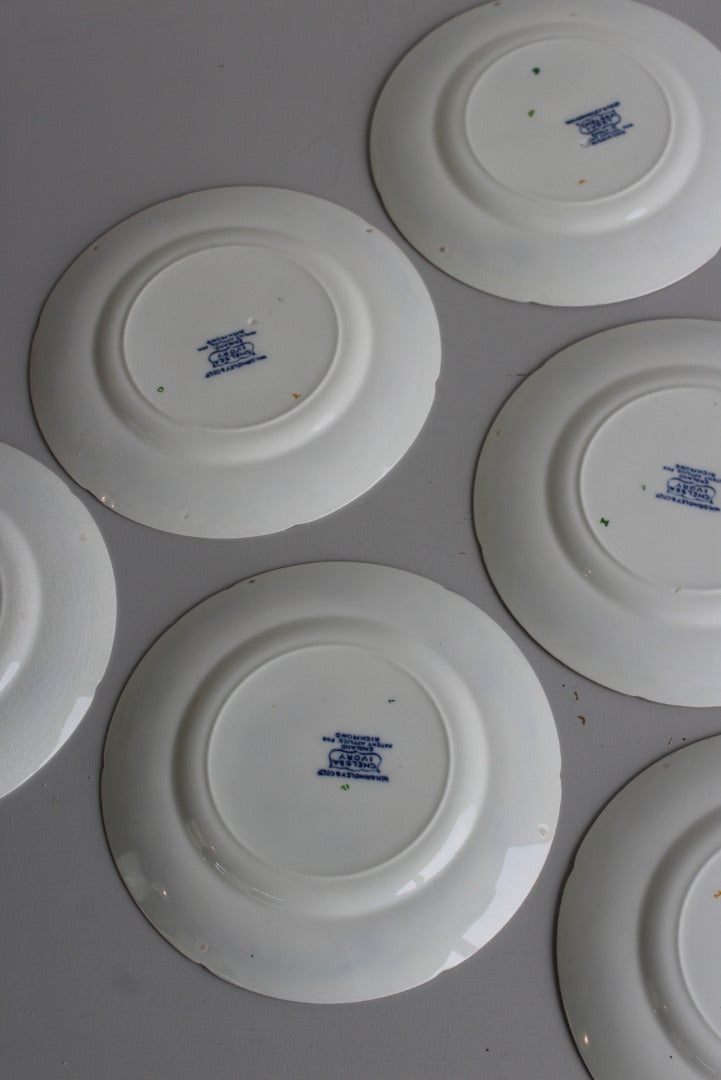 6 x Vintage Grindley Chelsea Ivory Plates - Kernow Furniture