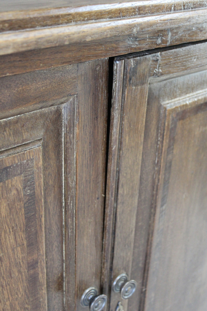 Antique Rustic Georgian Oak Cupboard - Kernow Furniture