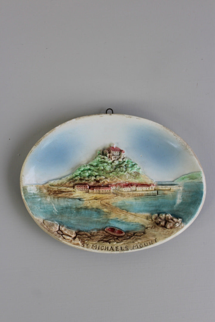 Vintage St Michaels Mount Wall Plaque - Kernow Furniture