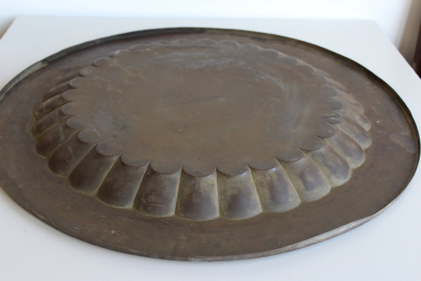 Vintage Eastern Brass Charger - Kernow Furniture