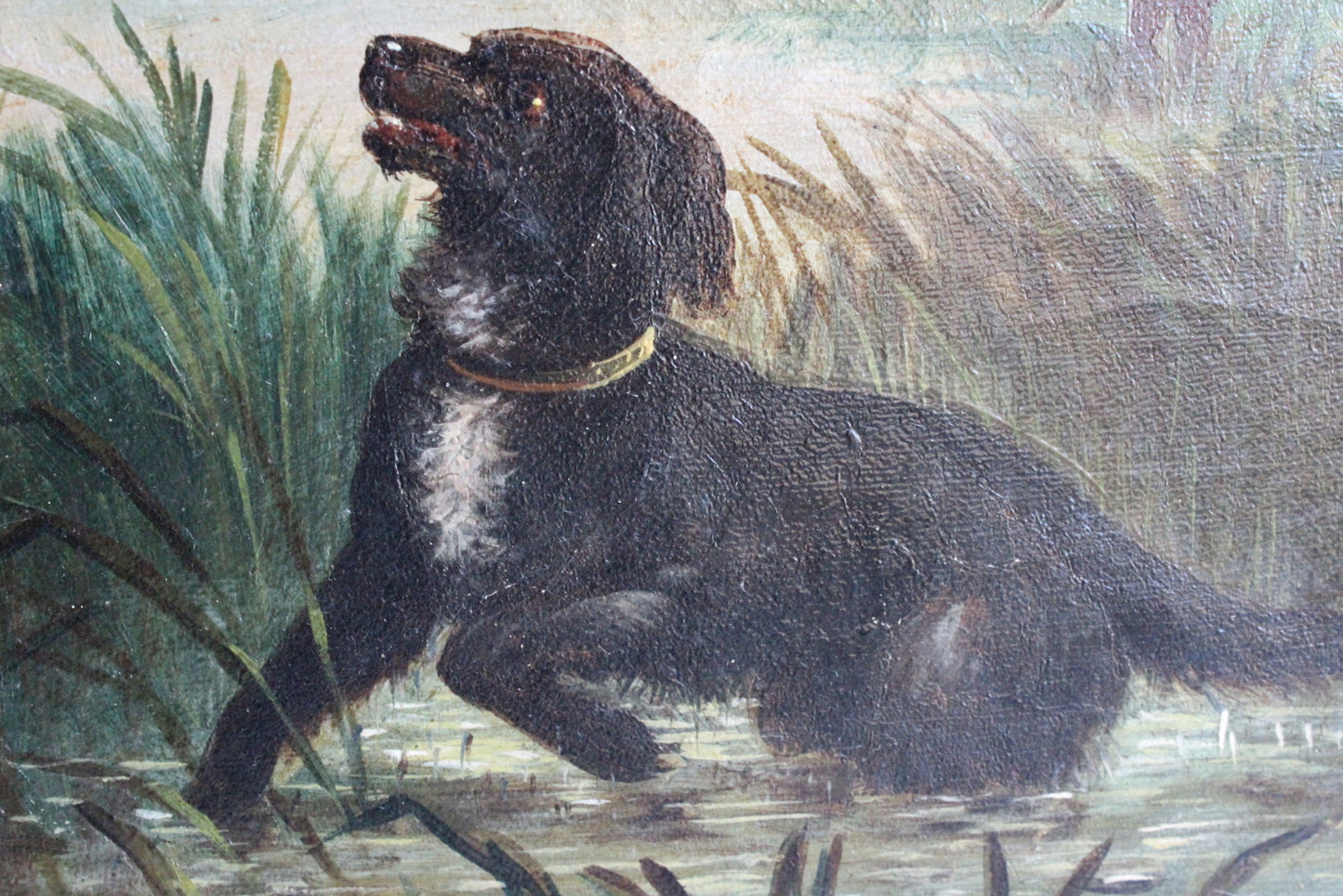 English School - Duck Shooting Scene - Painting - Kernow Furniture