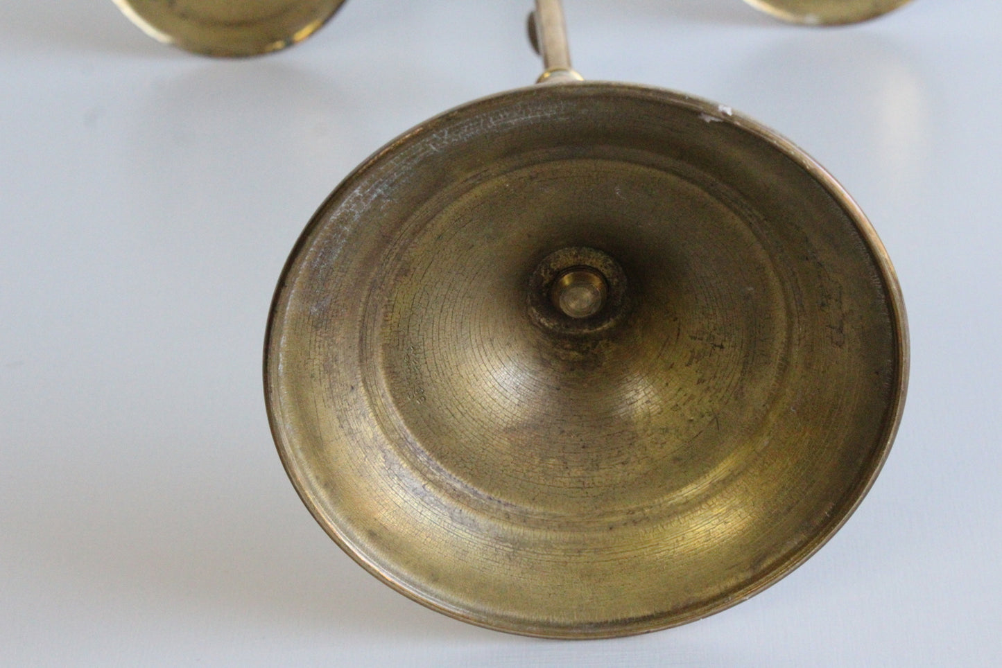 Adjustable Brass Candlestick - Kernow Furniture