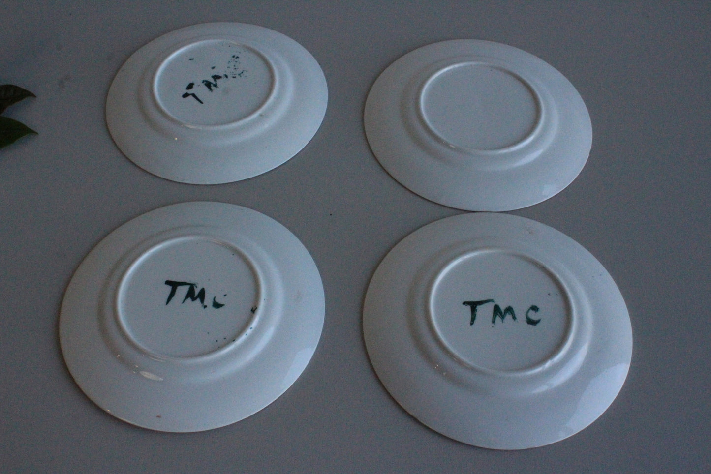 Vintage Tea Plates - Kernow Furniture