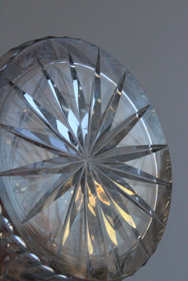 Vintage Cut Glass Decanter - Kernow Furniture