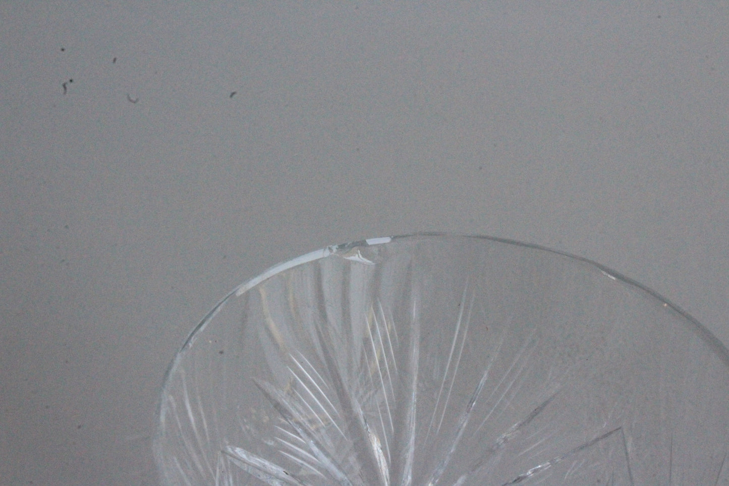 4 Vintage Cut Glass Hi Ball Water Glasses - Kernow Furniture