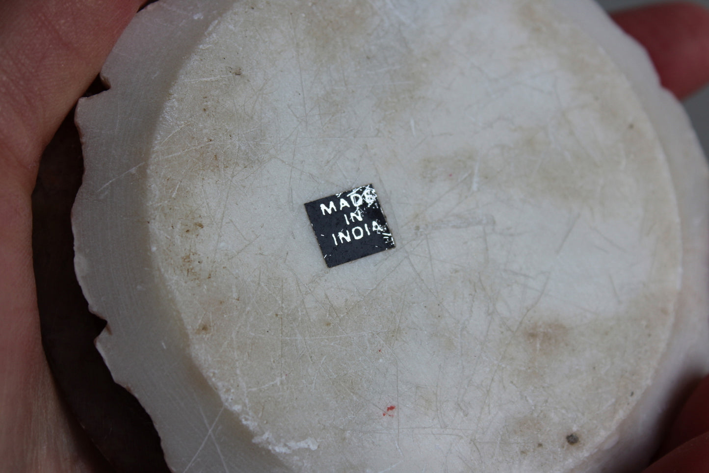 Pair Vintage Indian Inlaid Coasters - Kernow Furniture