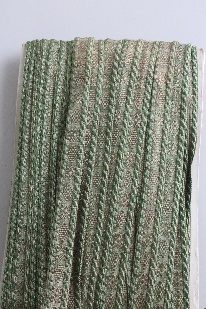Vintage Green Liberty Silk Upholstery Braid Trim - Kernow Furniture