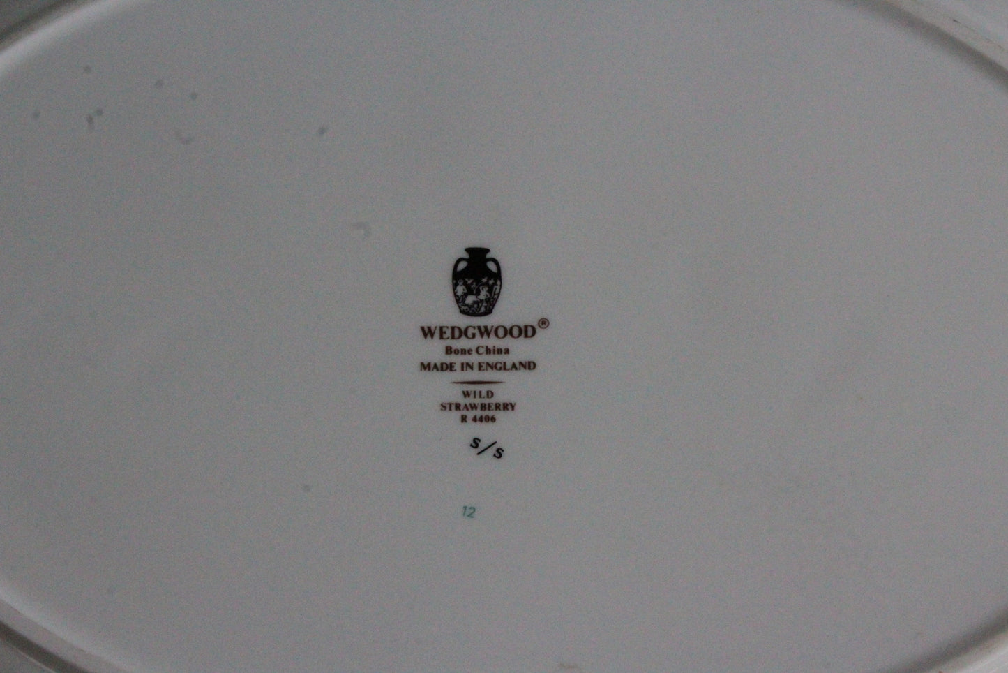 Wedgwood Wild Strawberry Oval Plate - Kernow Furniture