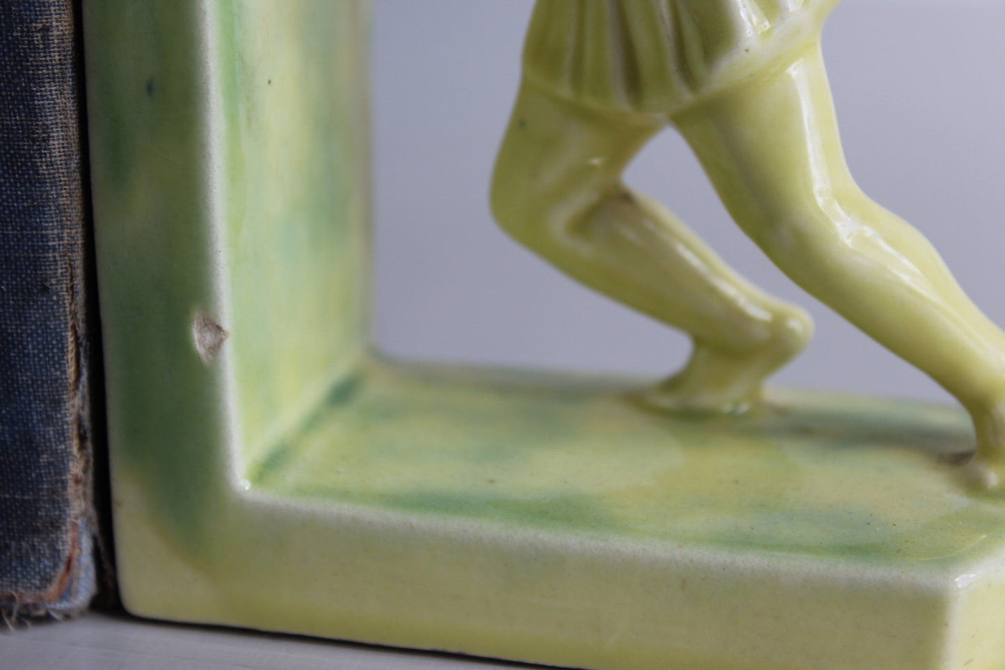 Two Vintage Odd Bookends - Kernow Furniture