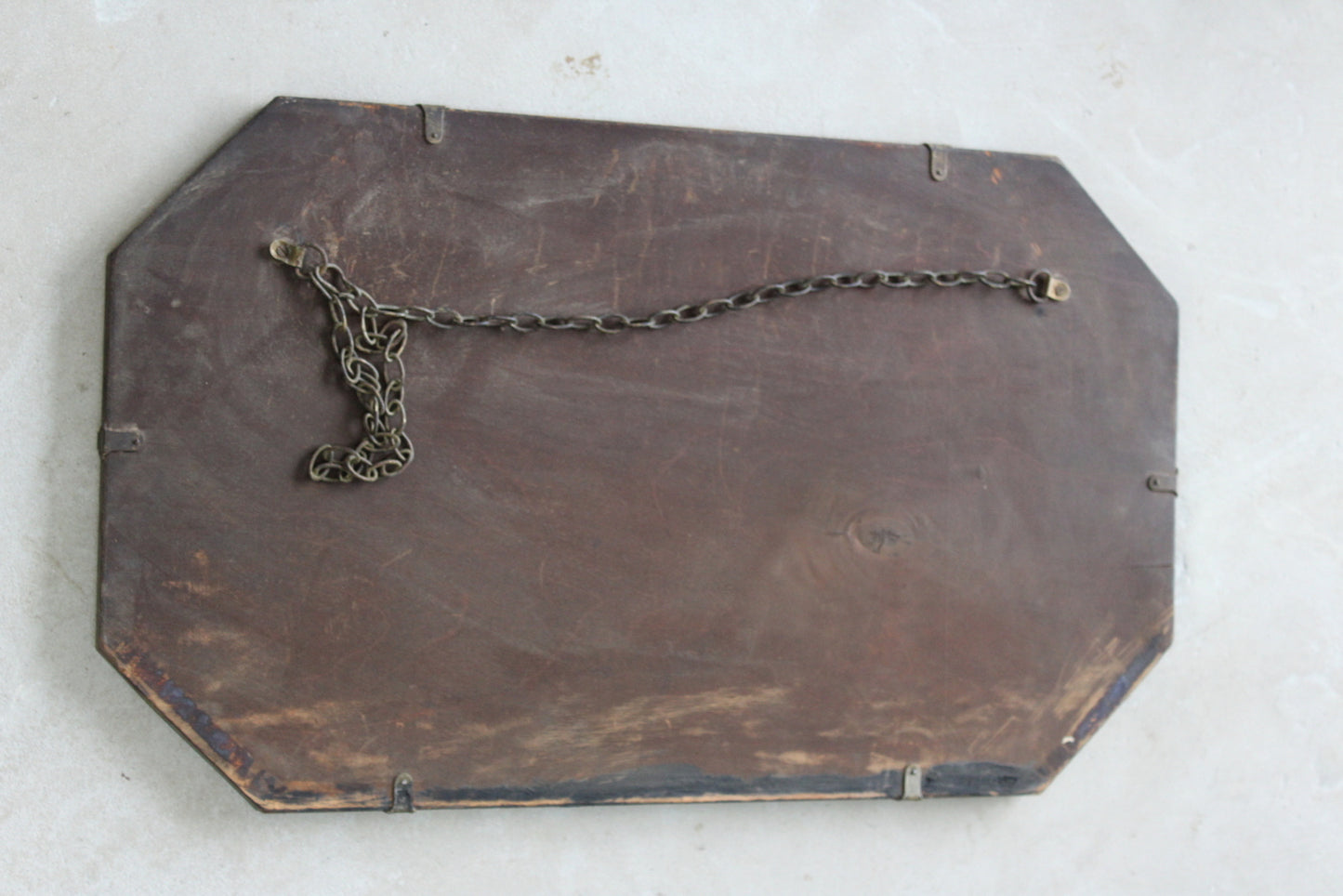 Vintage Frameless Bevel Edge Mirror - Kernow Furniture