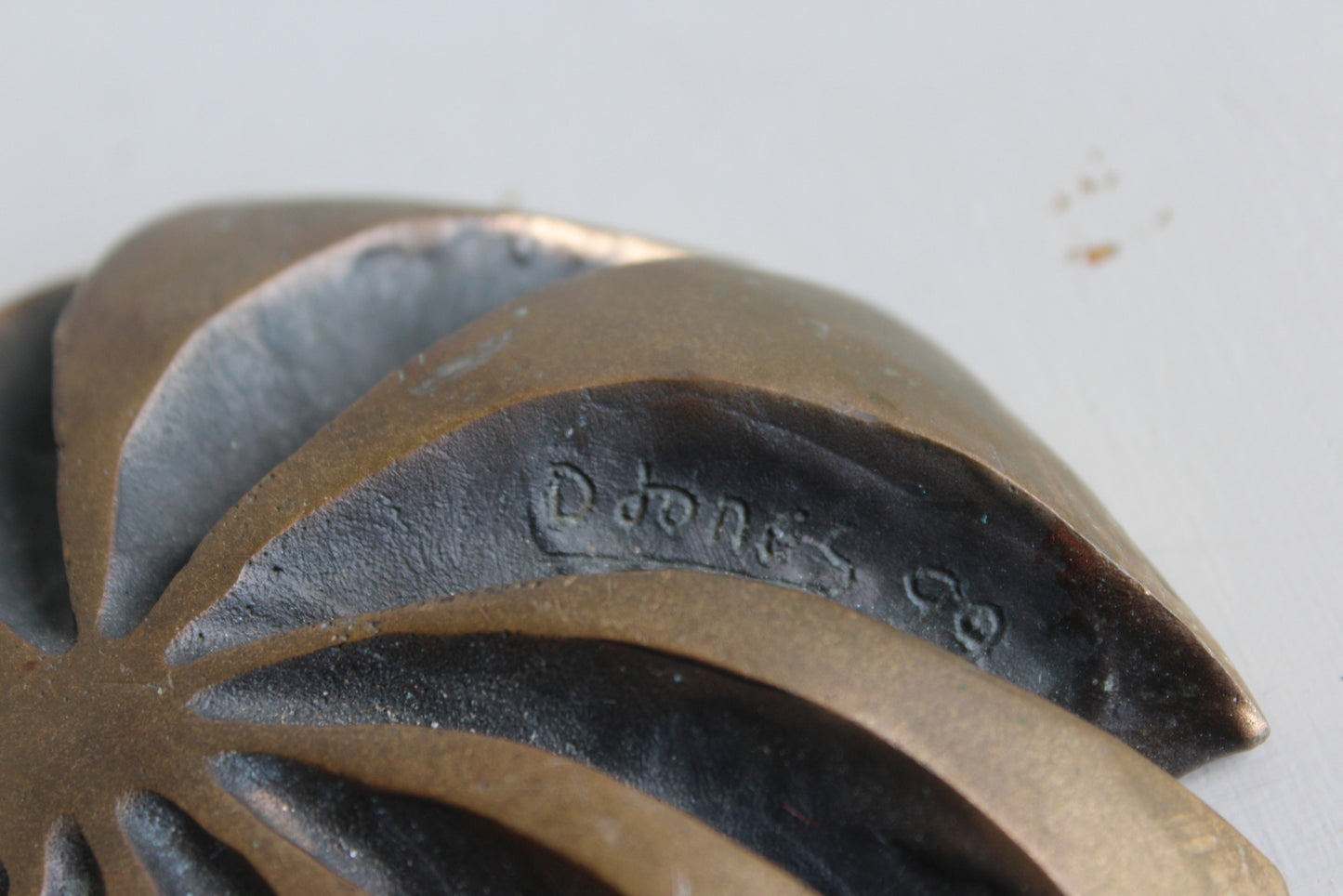 Bronzed Abstract Wheel Sculpture - Kernow Furniture