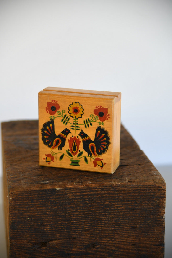 Vintage Wooden Trinket Box - Kernow Furniture