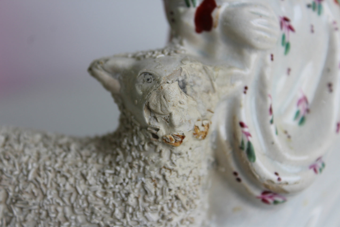 Staffordshire Spill Vase - Little Bo Peep - Kernow Furniture