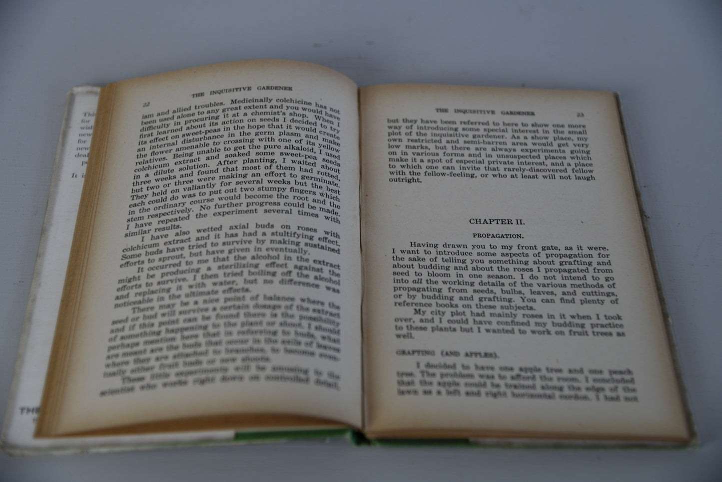 The Inquisitive Gardener - F Ransom Myers - Kernow Furniture