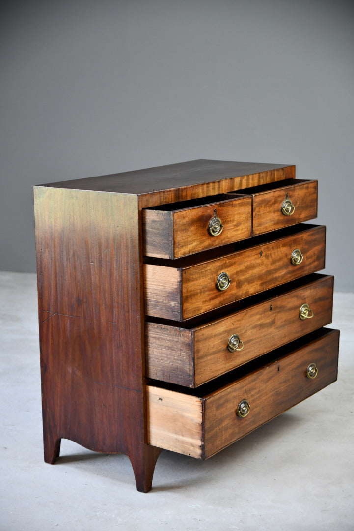 Antique Mahogany Chest of Drawers - Kernow Furniture