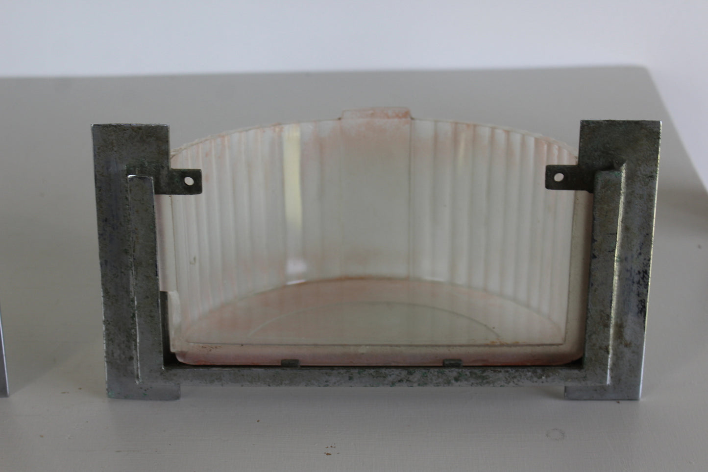 Pair Original Art Deco Wall Lights Shades - Kernow Furniture