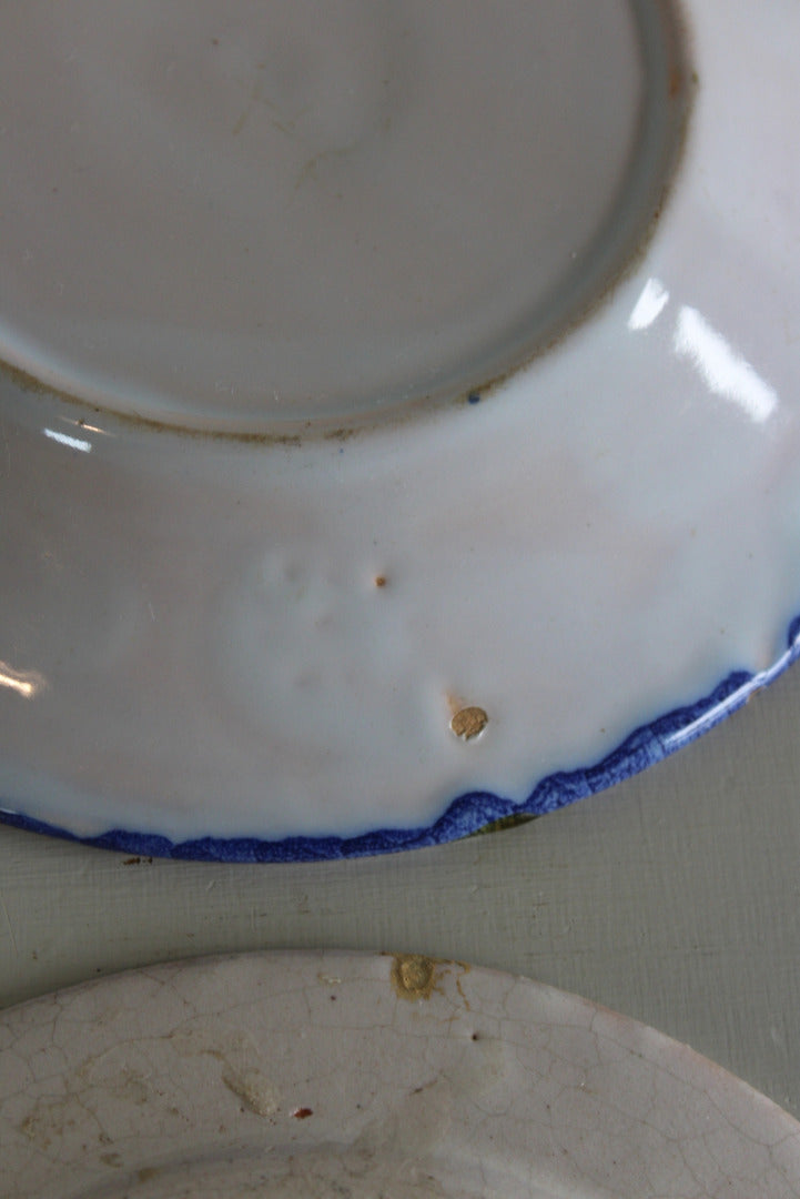 French Faience Plates - Kernow Furniture
