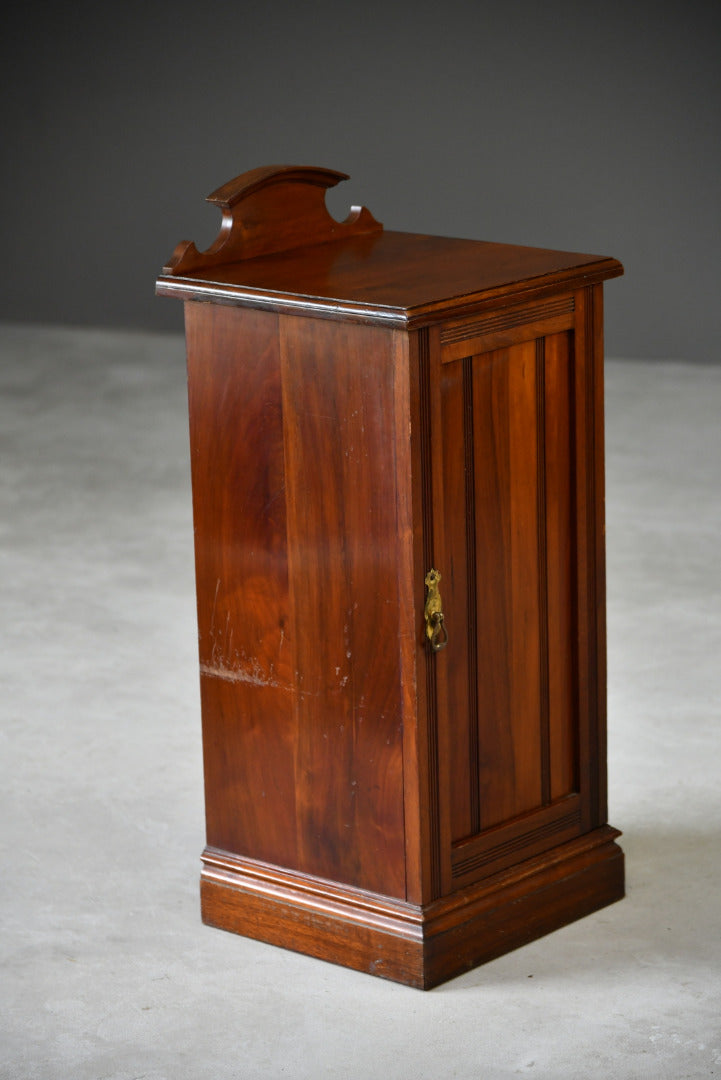 Edwardian Walnut Pot Cupboard - Kernow Furniture
