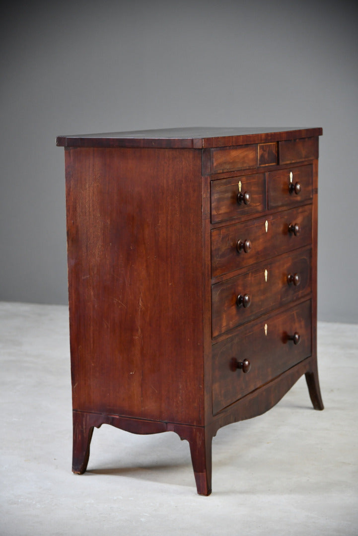 Antique Mahogany Chest of Drawers - Kernow Furniture