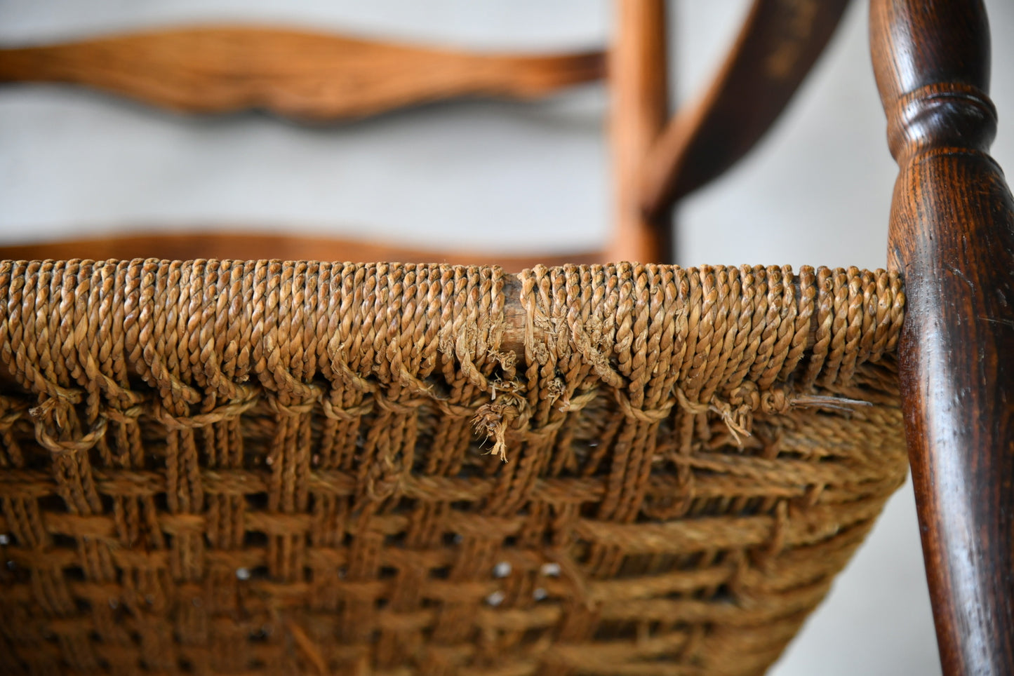 Antique Elm Beech Ladderback - Kernow Furniture