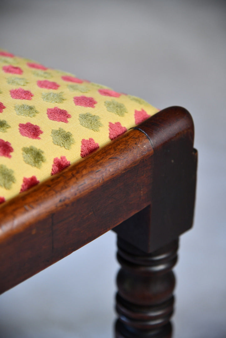 4 Antique Mahogany Bar Back Dining Chairs - Kernow Furniture