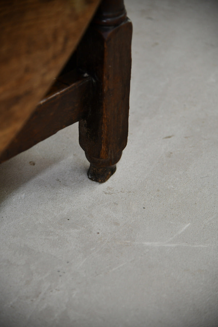 Antique 18th Century Oak Drop Leaf Table - Kernow Furniture