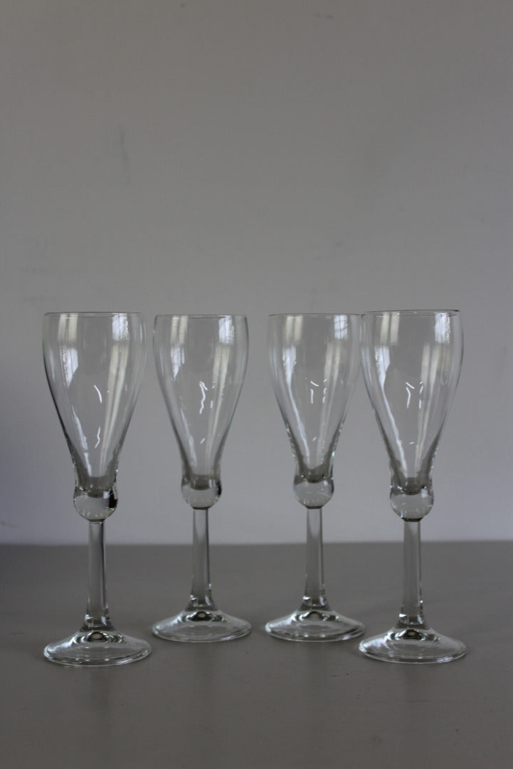 4 Champagne Glasses - Kernow Furniture