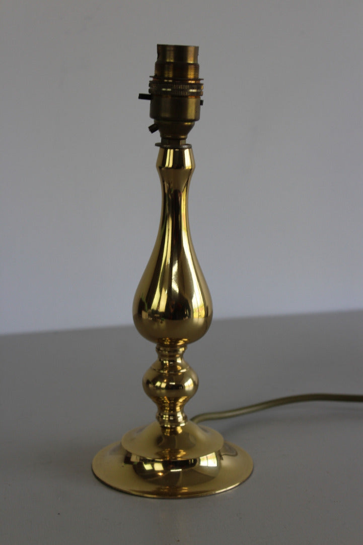 Brass Tone Table Lamp - Kernow Furniture