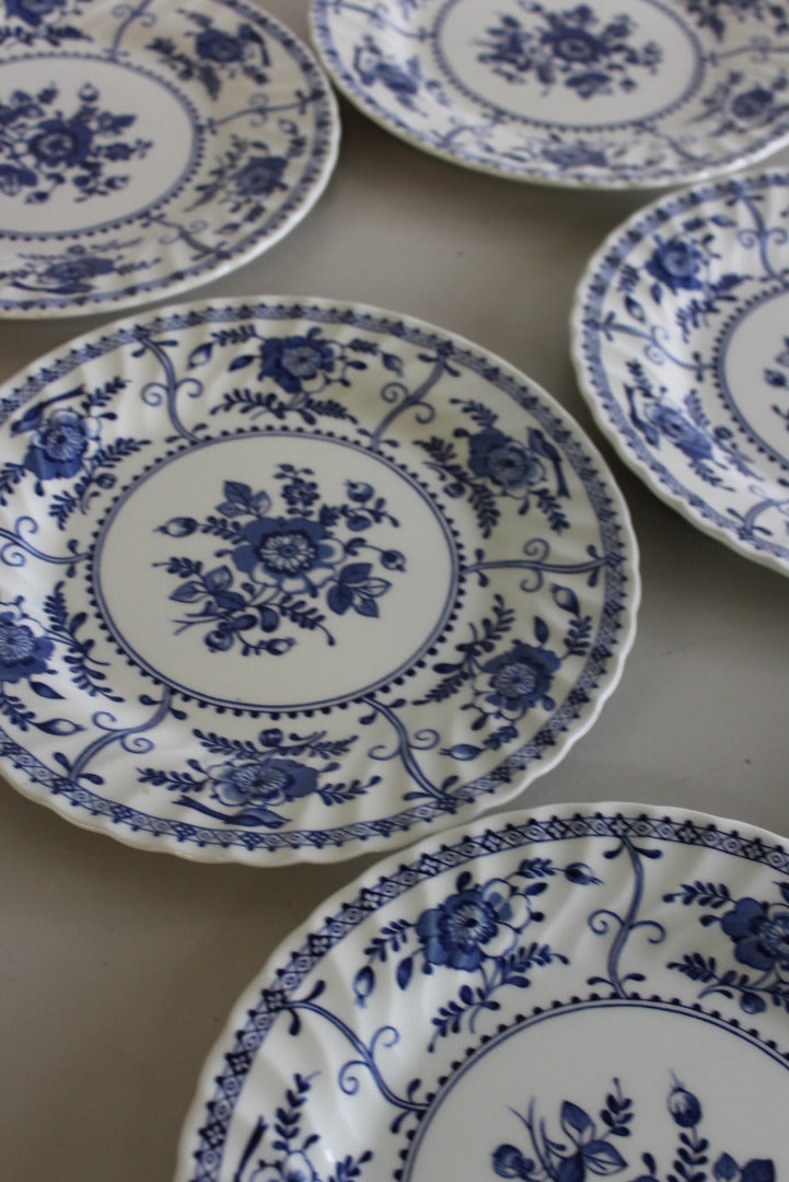 6 Johnson Bros Indies Dinner Plates - Kernow Furniture