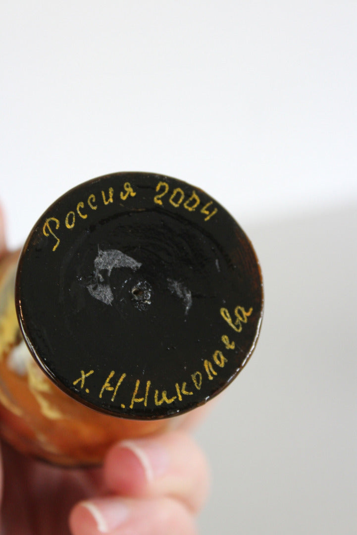 Russian Decorative Egg on Stand - Kernow Furniture