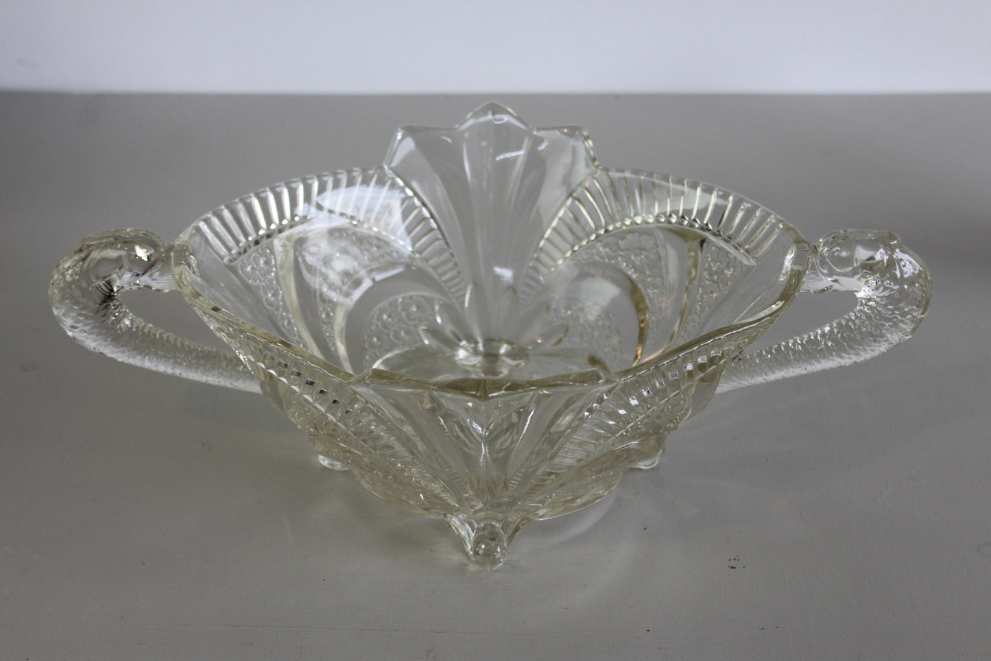Art Deco Glass Bowl - Kernow Furniture