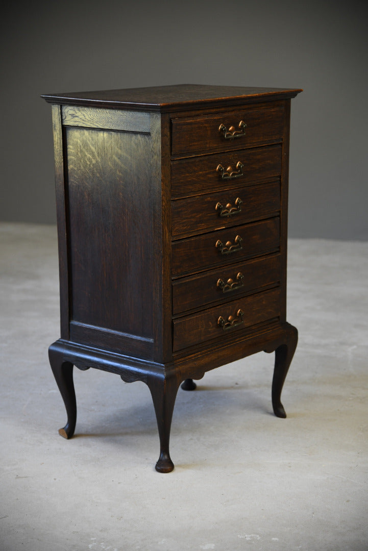 Oak Music Filing Drawers - Kernow Furniture