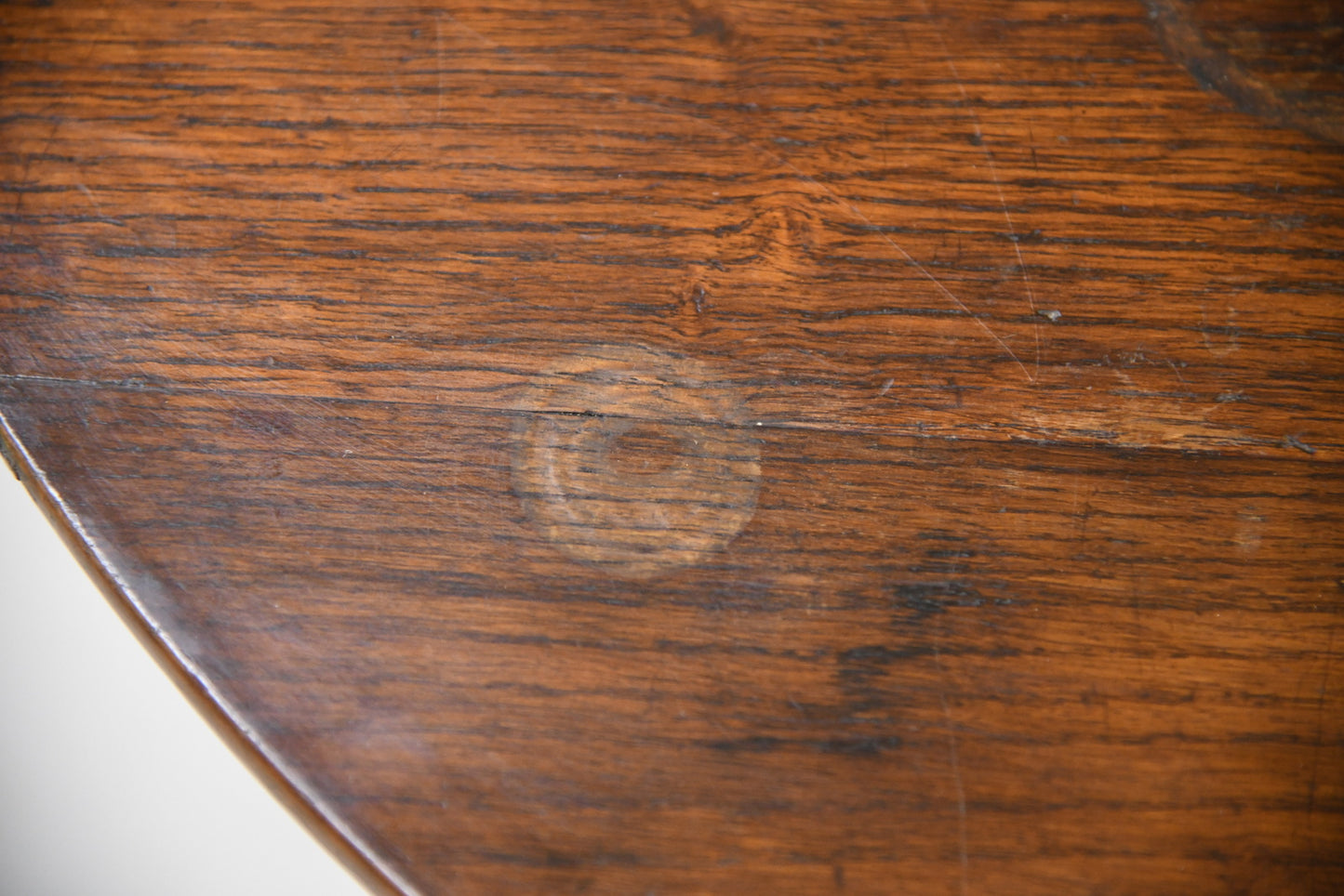 Rustic Oak Tripod Table - Kernow Furniture