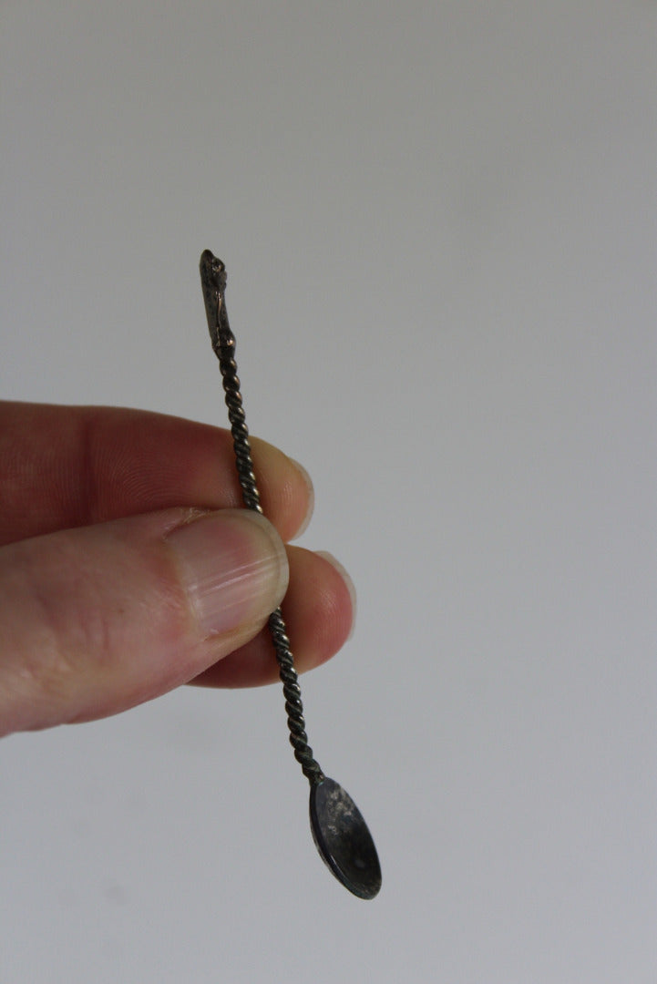 2 Annas Indian Silver Spoon - Kernow Furniture