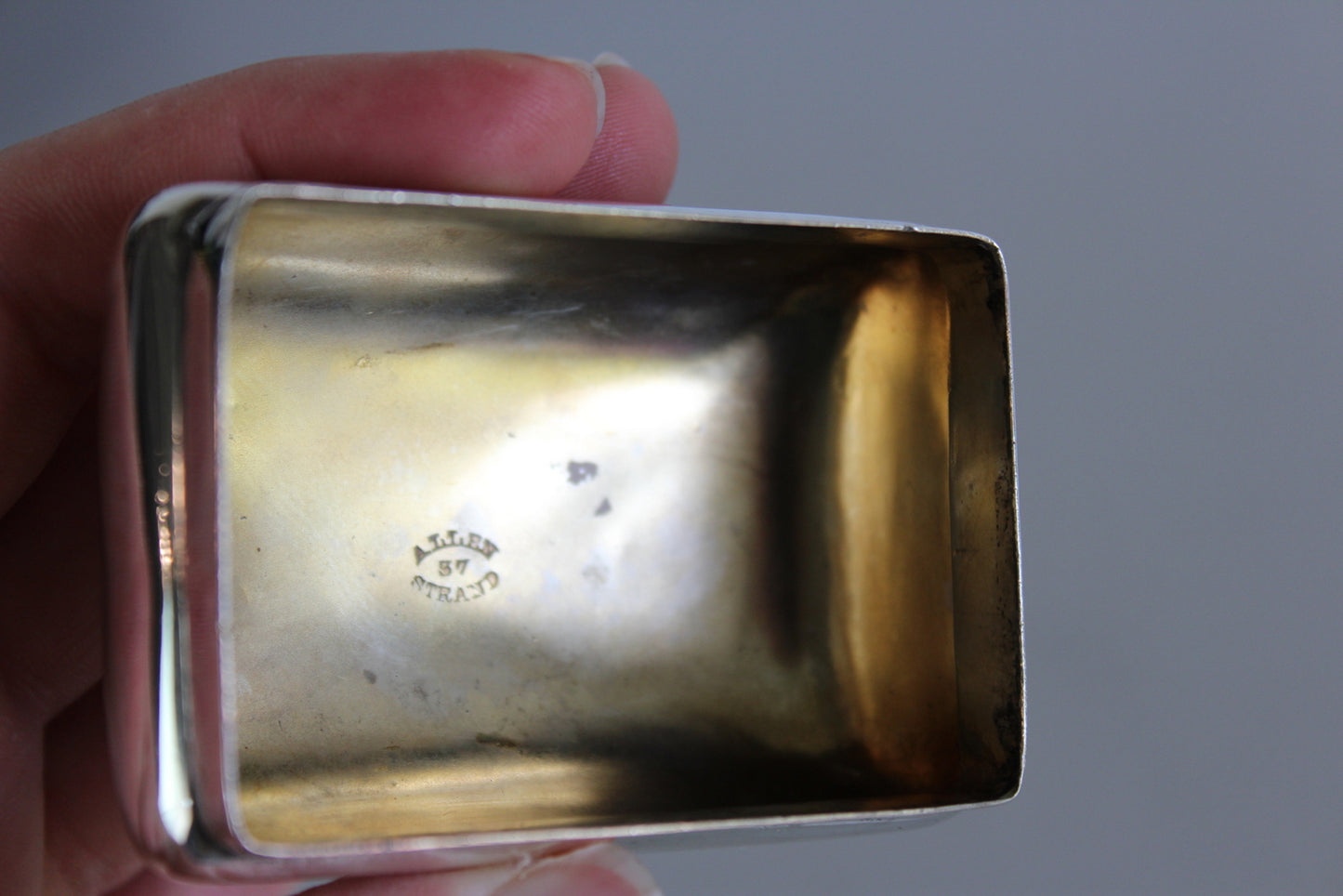 Victorian Glass & Silver Vanity Pot - Kernow Furniture