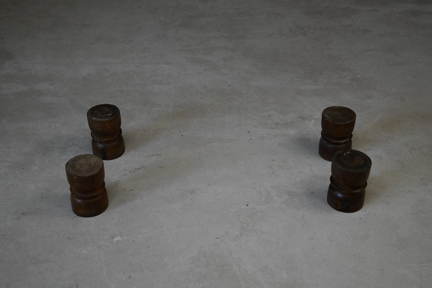 Antique Arab Teak & Brass Bound Chest - Kernow Furniture