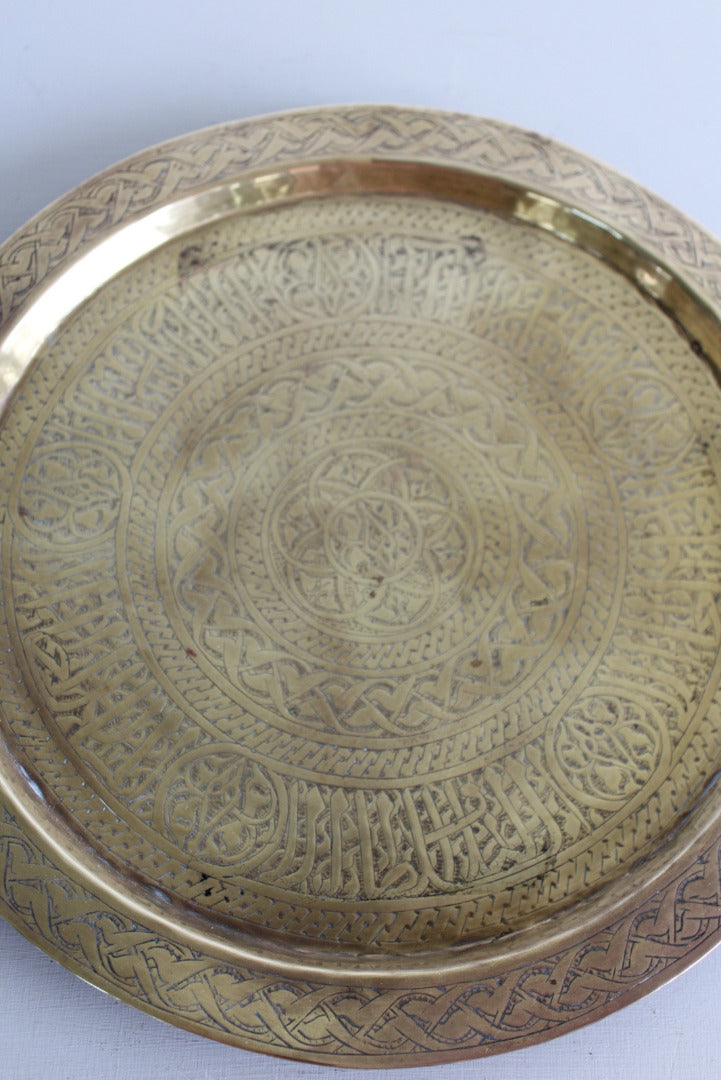 Indian Brass Tray - Kernow Furniture