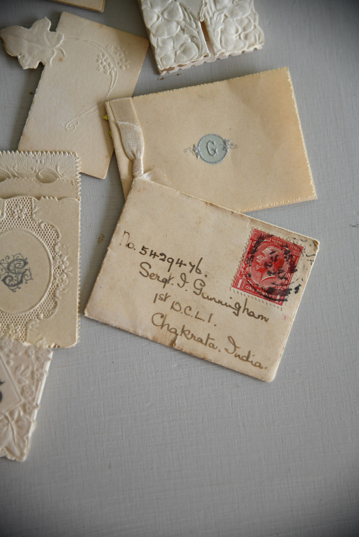 Vintage Wedding Inviations Paper Ephemera - Kernow Furniture