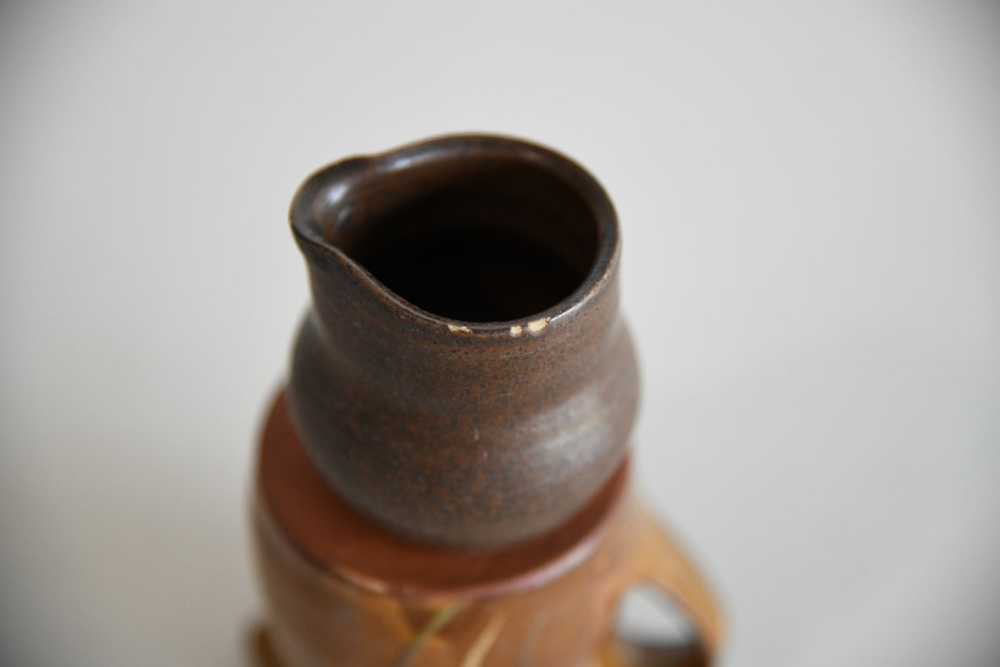 Pair Small Pottery Milk Jugs - Kernow Furniture