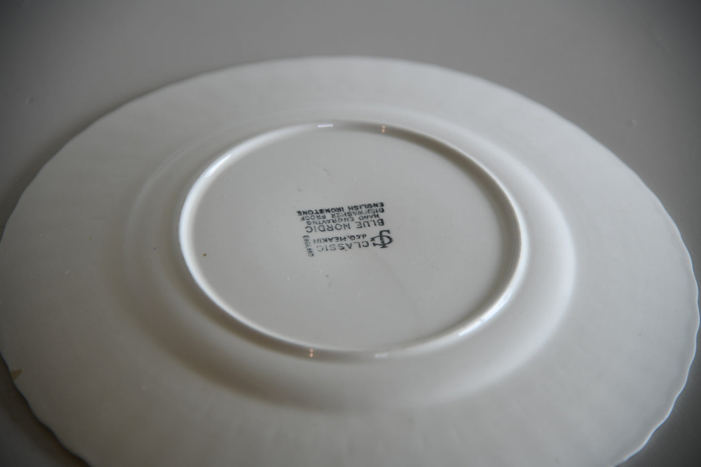 4 J & G Meakin Blue Nordic Dinner Plates - Kernow Furniture