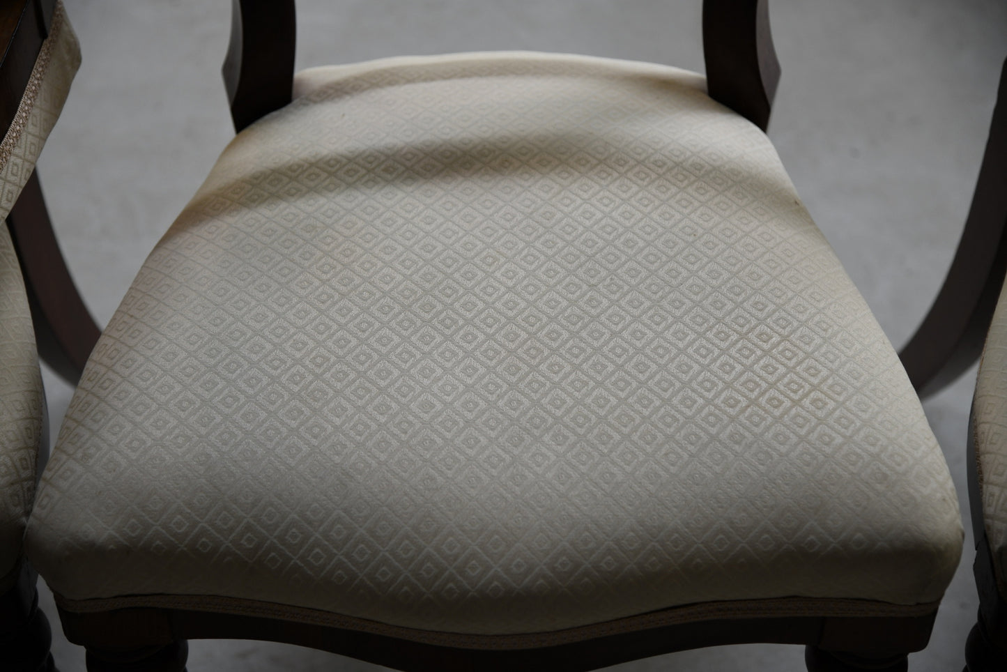 Set 4 Victorian Style Dining Chairs - Kernow Furniture