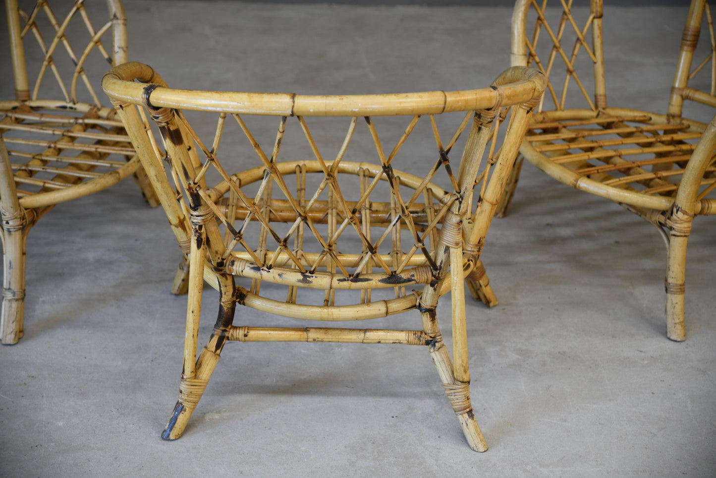 Single Bamboo Cane Tub Chair - Kernow Furniture