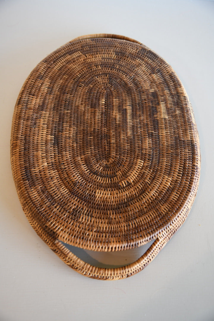 Woven Rattan Tray - Kernow Furniture