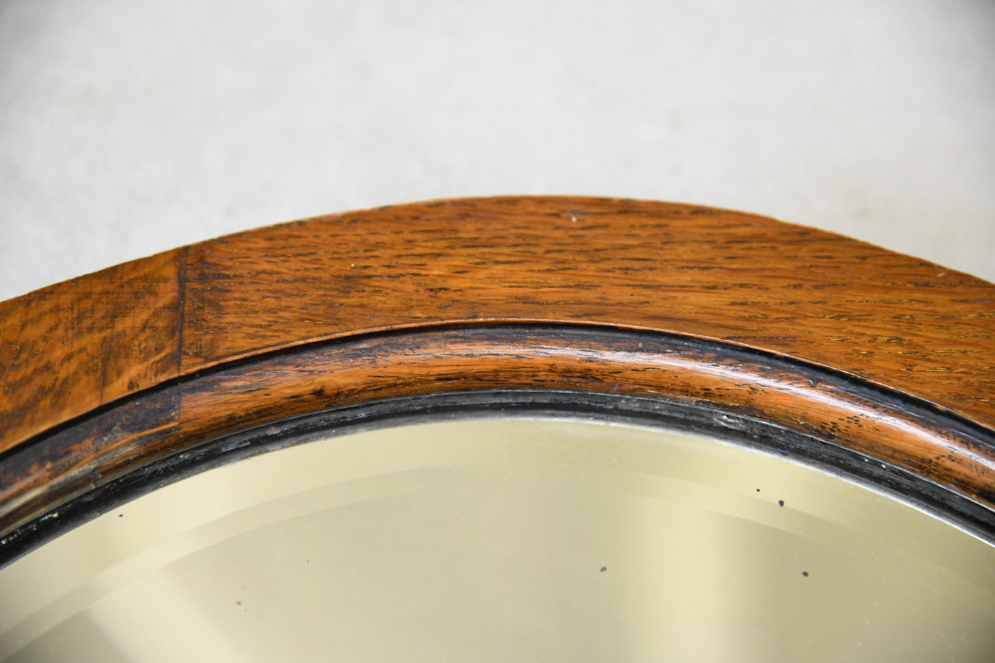 Oval Oak Wall Mirror - Kernow Furniture