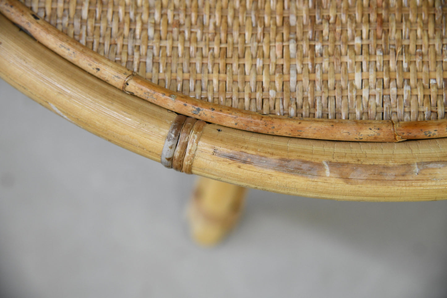 Retro Cane Coffee Table - Kernow Furniture