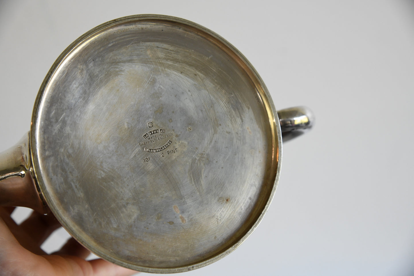 Art Deco 2 Pint Silver Plate Teapot - Kernow Furniture