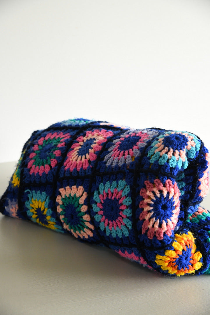 Retro Crochet Blanket - Kernow Furniture