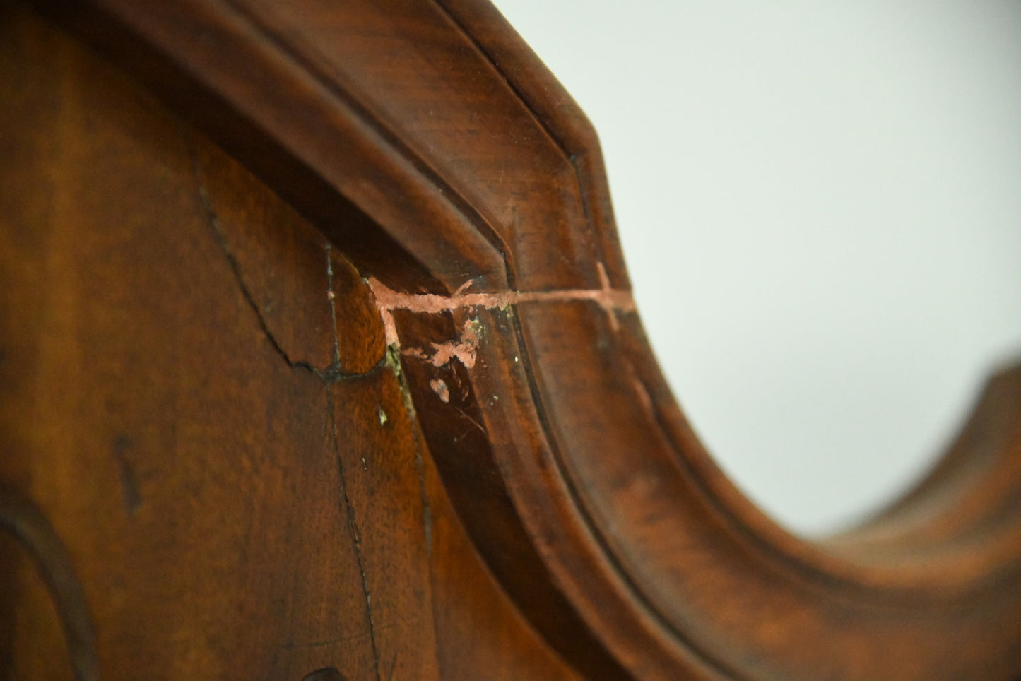 Antique French Louis XV Style Bed Frame - Kernow Furniture