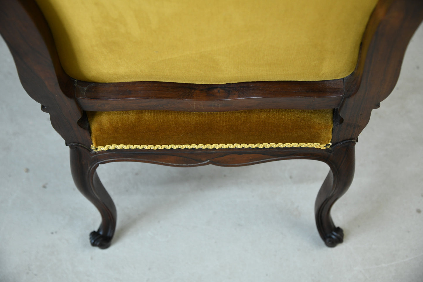 Upholstered Rosewood Occasional Chair - Kernow Furniture